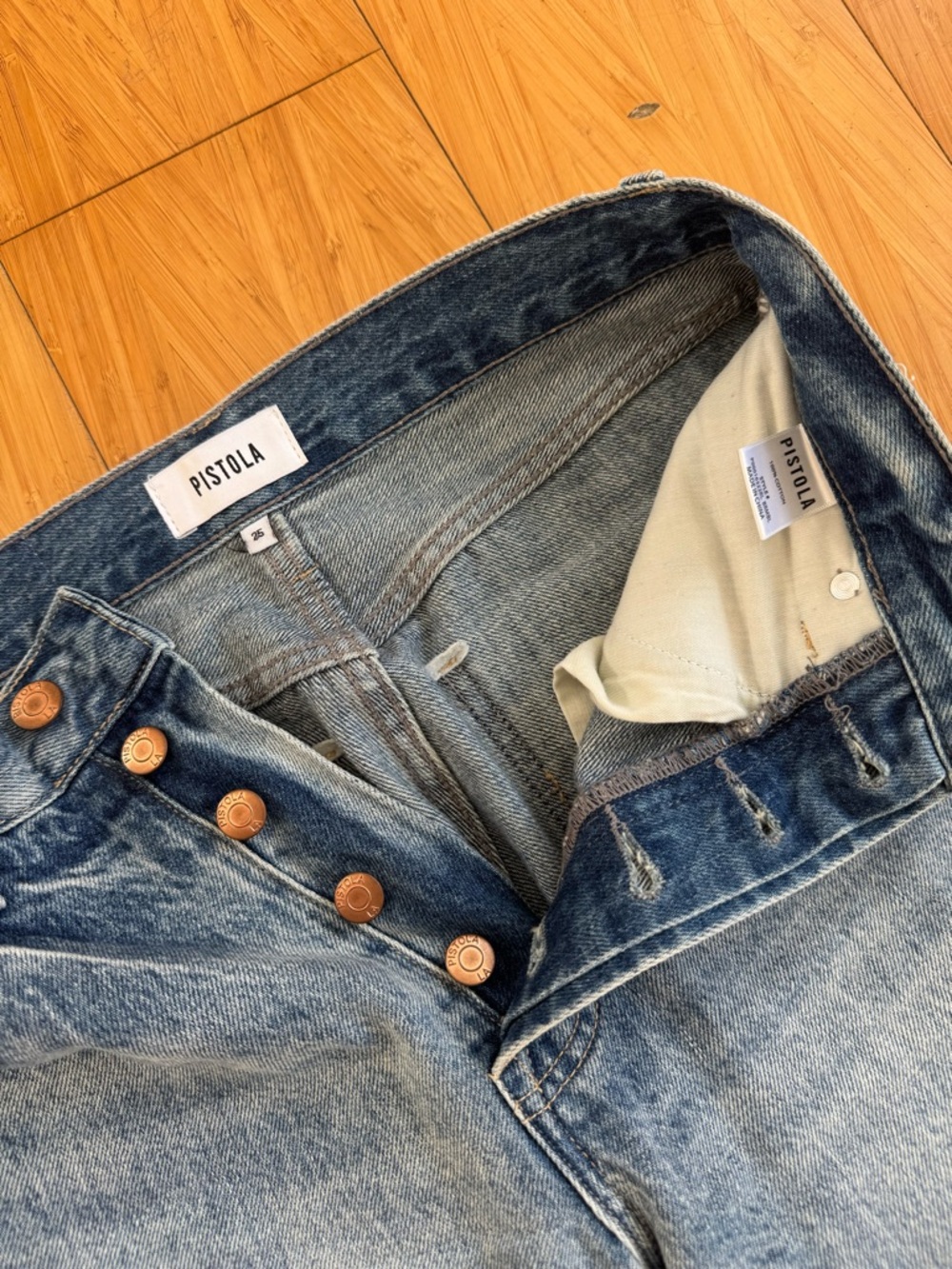 Pistola Cassie High Rise Straight Jean - Picture 4 of 8